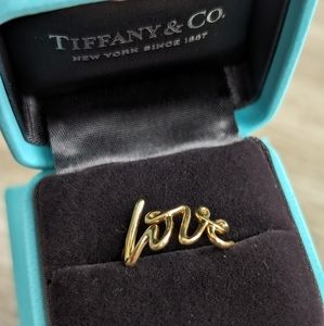 Tiffany & Co. Graffiti Love ring